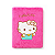CADERNO A5 HELLO KIT PINK UNIDADE - Imagem 1
