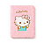 CADERNO A5 HELLO KIT ROSA UNIDADE - Imagem 1