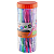CANETA ESF WAVE 0.7 FASHION PT C/24 UNID BAZZE - Imagem 1