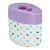APONTADOR DUPLO PLÁSTICO OVAL C/ DEPÓSITO - ESTAMPADO CX C/12 UNIDADES BRW - Imagem 1