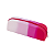 ESTOJO - SILICONE - 1 ZIPER - DEGRADE ROSA - Imagem 1