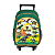 MOCHILA COM CARRINHO - POLIÉSTER - 1 COMPART. + 2 BOLSOS LATERAIS - RAPTOR - VERDE E LARANJA BRW - Imagem 1