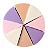 ESPONJA P/ MAQUIAGEM TRIANGULO 8 PEÇAS - Imagem 1
