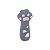ESTOJO - SILICONE - 1 ZIPER - BEST FRIEND - CINZA BRW - Imagem 2