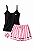 Pijama Vitória Curto 100% algodão - Imagem 2
