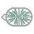 Mini Varal Oval 8 Prendedores - Flash Limp - Imagem 2