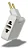 Adaptador Utilimix Tomada Universal 110V/220V Branco - Imagem 1