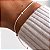 Pulseira veneziana com bolinhas banhado a prata - Imagem 3