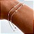 Conjunto de pulseiras bolinhas banhado a prata - Imagem 3