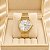 Relógio Casio Octagonal Dourado Resistente à Água - Imagem 1