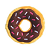 Pelúcia com Apito Donuts Jumbo Chocolate - ZippyPaws - 291323 - Imagem 1