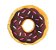 Pelúcia com Apito Donuts M Chocolate - ZippyPaws - 845375 - Imagem 1