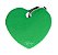 Plaquinha de Identificação Coração Verde - MyFamily - 318381 - Imagem 1