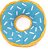 Pelúcia C/ Apito Donuts Mirtilo Jumbo - ZippyPaws - 998746 - Imagem 1