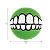 Bola Grinz de Sorriso Recheável Azul P - Kong - 556201 - Imagem 3