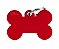 Plaquinha de Identificação Osso Vermelho - MyFamily - Imagem 1