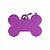 Plaquinha de Identificação Osso Violeta - MyFamily - Imagem 1