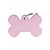 Plaquinha de Identificação Osso Rosa - MyFamily - Imagem 1