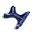Conjunto Peitoral Air + Guia 1,2m Azul - FreeFaro - Imagem 2