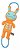 Brinquedo Pelúcia Cabo de Guerra Coelho Laranja - Petta - 996977 - Imagem 1