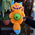 Brinquedo Pelúcia Interativo Monstro Faminto Laranja - Petta - 705251 - Imagem 2