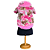 Casaco Microsoft Ursinhos com Pelúcia Rosa P - Pink & Fanny - - Imagem 1