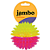 Bola Espinhos C/Apito Rosa e Amarelo - Jambo - 480752 - Imagem 1