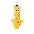 Brinquedo Pelúcia Girafa com Apito e Papel Sonoro - Petta - EQF0001 - Imagem 1