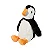 Brinquedo Pelúcia Pinguim com Apito e Papel Sonoro - Fofos - DCF18819 - Imagem 1