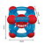 Brinquedo Interativo Dispensador de Petiscos Tinker - Kong - 51010546 - Imagem 3