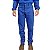 Calça Brim Pesado Azul Royal Meio Elástico Costura Com Reforço Entre As Pernas - Imagem 1