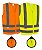 Colete Refletivo Amarelo Fluorescente Sem Bolso Steelflex - Imagem 4
