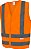 Colete Refletivo Laranja Sem Bolso Steelflex - Imagem 1