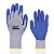 Luva Látex Têxtil Grip Azul CA18007 Volk - Imagem 1