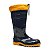 Bota De Pvc Cano Longo Preta Com Polaina Ca 37455 - Imagem 2