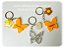 Chaveiro Borboleta com Pingente - Imagem 2