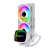 Water Cooler Round5 Eurus 240MM White ARGB - Imagem 3