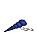 Colar de Pingente de Sereia Stardew Valley - Azul - Imagem 2
