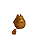 Galinha Stardew Valley Miniatura - Galinha Marrom Comum - Imagem 1