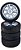 Jogo Roda Boa Pneu Meia Vida Vw Golf Tsi 2015 225 45 17 - Imagem 1