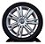 Jogo Roda Boa Pneu Meia Vida Vw Golf Tsi 2015 225 45 17 - Imagem 2