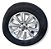 Jogo Roda Pneu Bom Volkswagen Amarok 2015 2016 2017 - Imagem 5