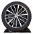 Jogo Roda Pneu Bom Vw Jetta Tsi 2011 2012  235 45 17 - Imagem 2