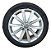 Jogo Roda Pneu Meia Vida Vw Golf Tsi Mk7 2015 2016 - Imagem 8