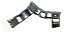 Suporte Esq Parachoque Traseiro Volkswagen Tiguan 2009 2013 - Imagem 1