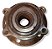 Cubo Roda Traseiro Esquerdo Vw Tiguan 2011 2012 2013 2014 - Imagem 3