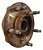 Cubo Roda Dianteira Esquerda Chevrolet Captiva 2010 2012 - Imagem 1