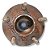 Cubo Roda Tras Esq Volvo C30 T5 2010 2011 2012 - Imagem 2