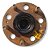 Cubo Roda Traseira Esquerda Hyundai Azera 2012 2013 2014 - Imagem 2