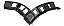 Guia Direito Parachoque Tras Vw Tiguan 200cv 2010 2011 2014 - Imagem 2